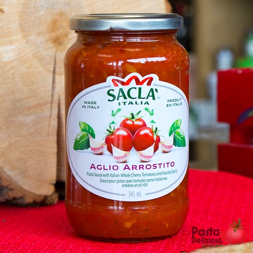 Sacla Pasta Sauce - Roasted Garlic Product Image